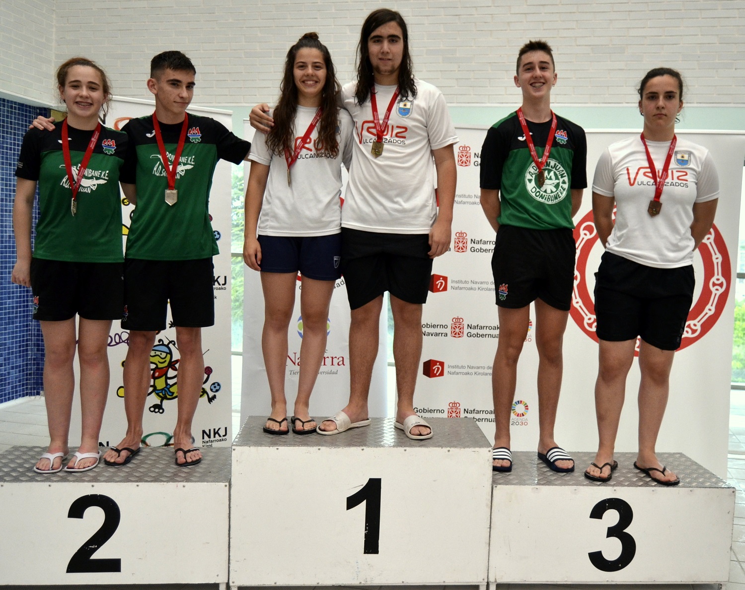 Concluyen los XXXV Juegos Deportivos de Navarra de natación con aletas